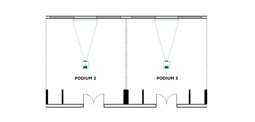 Podium 2 & 3 floor plan 1