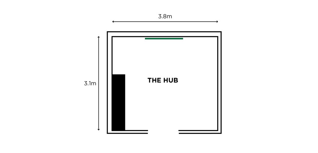 The Hub floor plan 1
