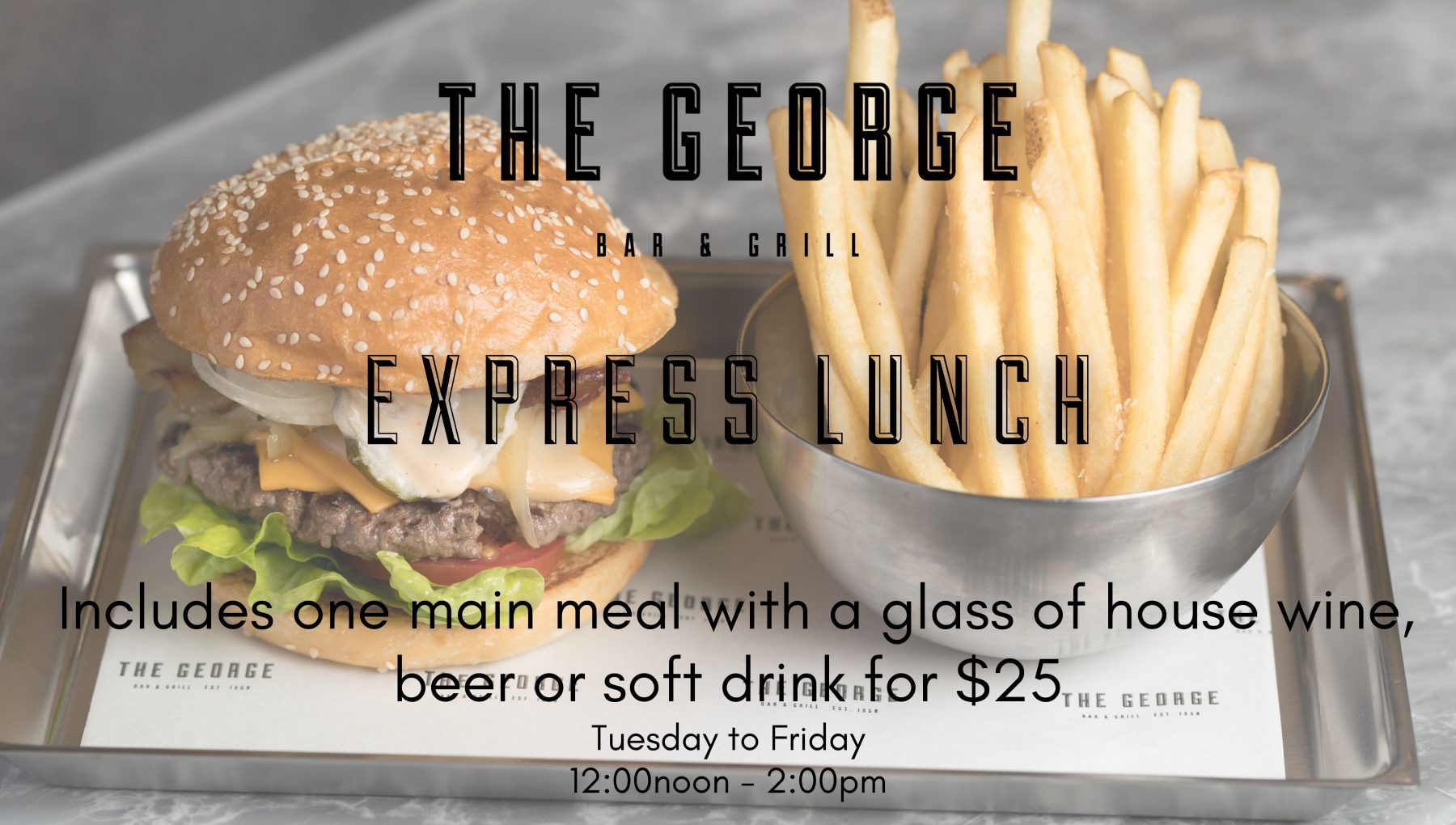 $25 express lunch
