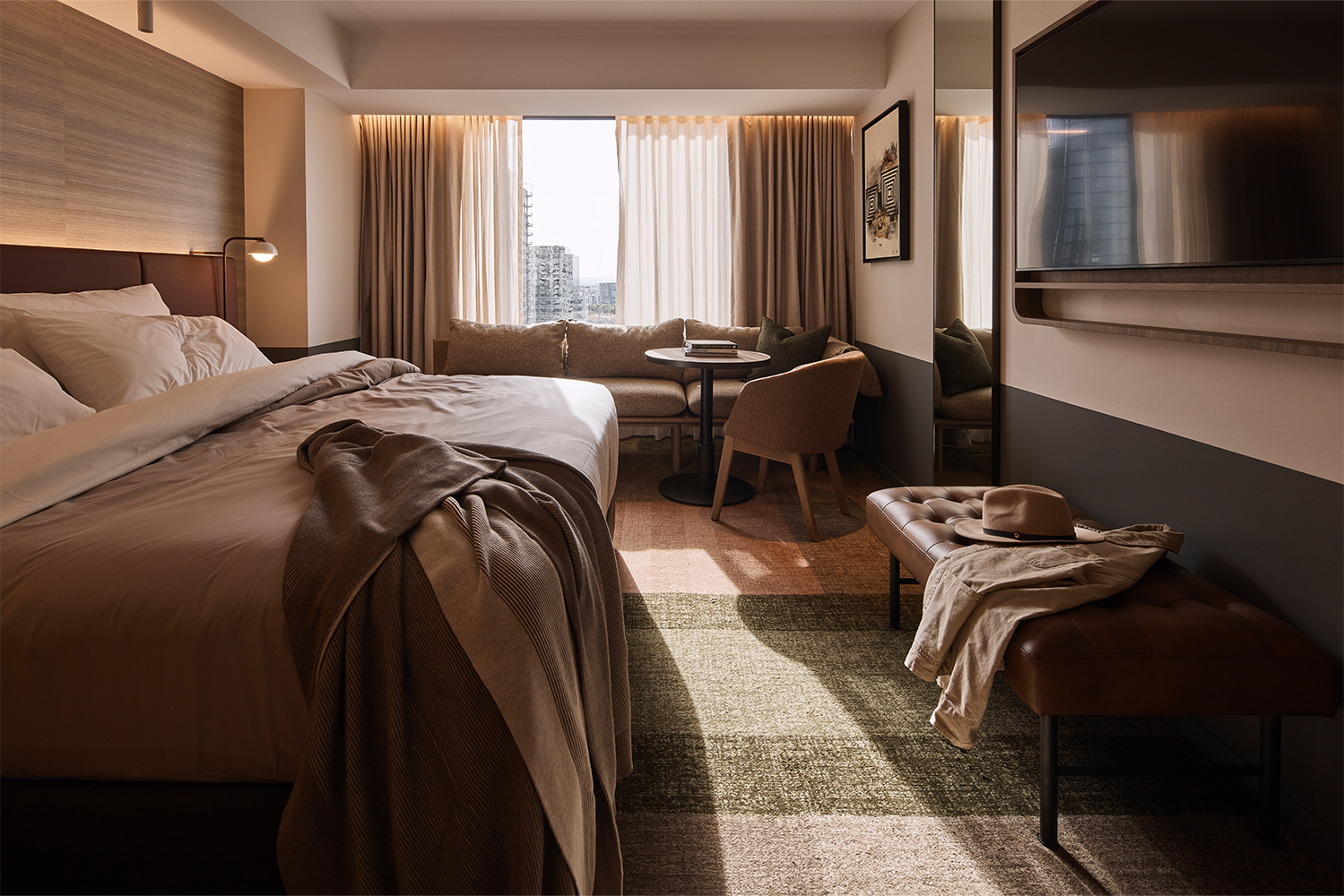Rydges Melbourne Hotel_Rydges Executive Apartment_Bedroom