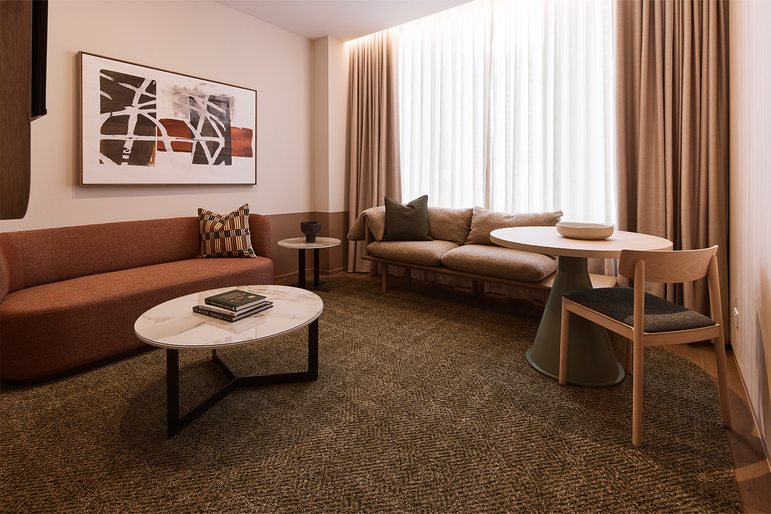 Rydges Melbourne Hotel_Rydges Twin King Suite_Living Room