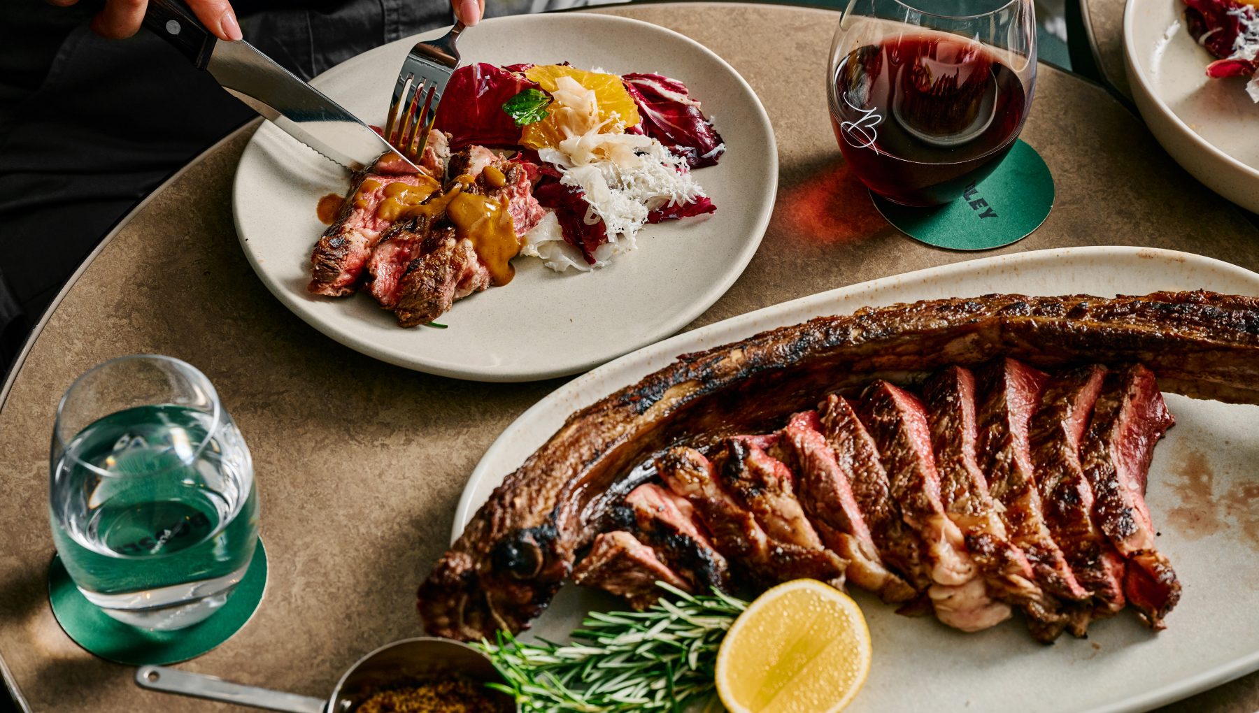 Bossley Bar & Restaurant | Tomahawk Steak | Rydges Melbourne Hotel