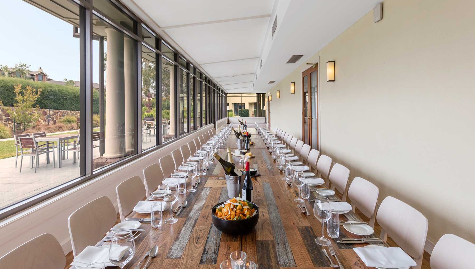 Conservatory -Private Dining & Events - Yarra Valley Lodge