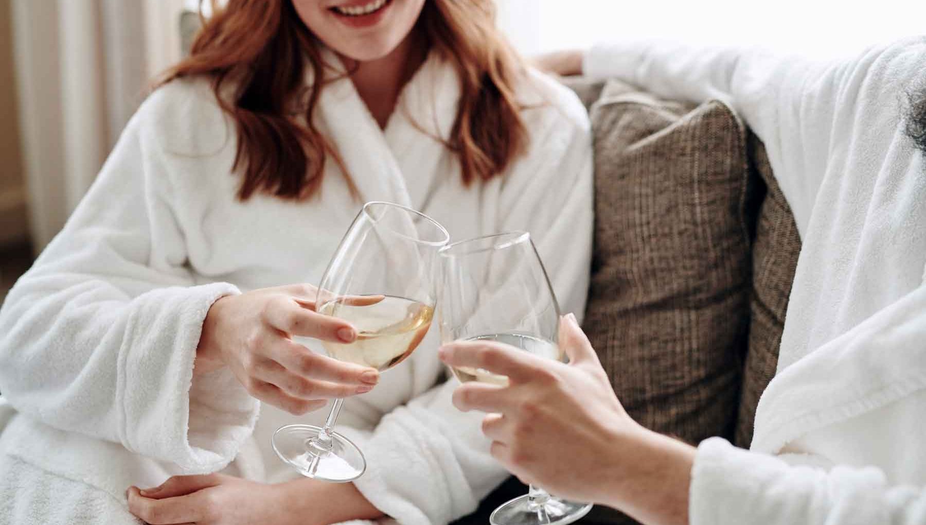 Couple Having a Toast - Yarra Valley Lodge