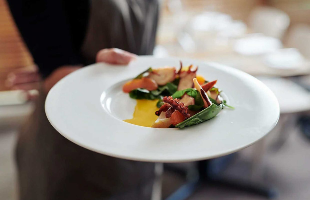 Grilled Octopus - Bella Restaurant - Yarra Valley Lodge