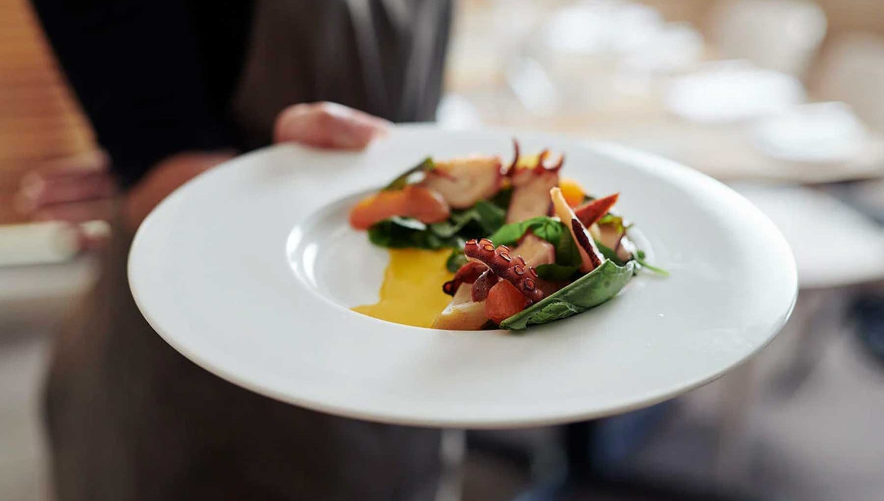Grilled Octopus - Bella Restaurant - Yarra Valley Lodge