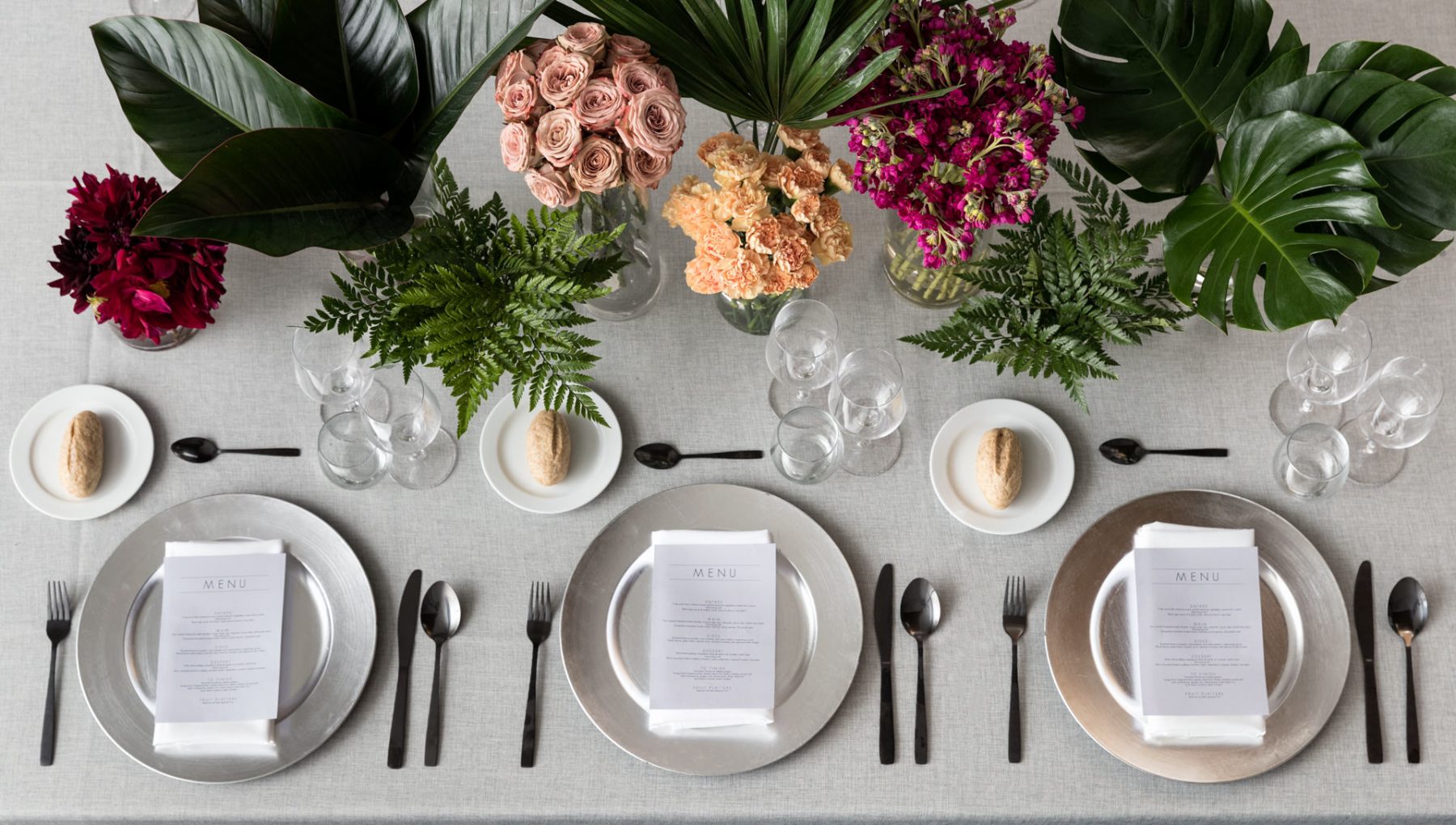 Beautifully arranged private dinner table setup - Event Venues Auckland