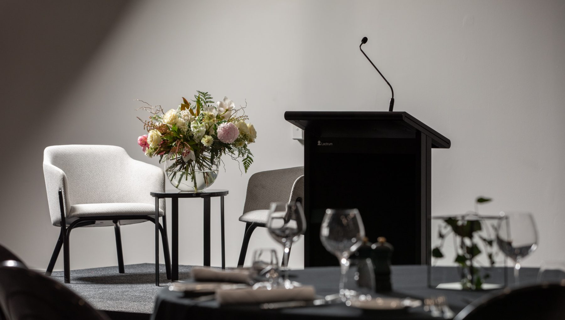 Conference Venues Auckland - Speaker Area at Rydges Formosa Golf Resort