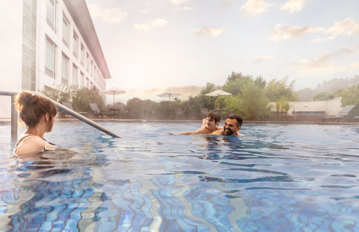 Geothermally-heated Pool