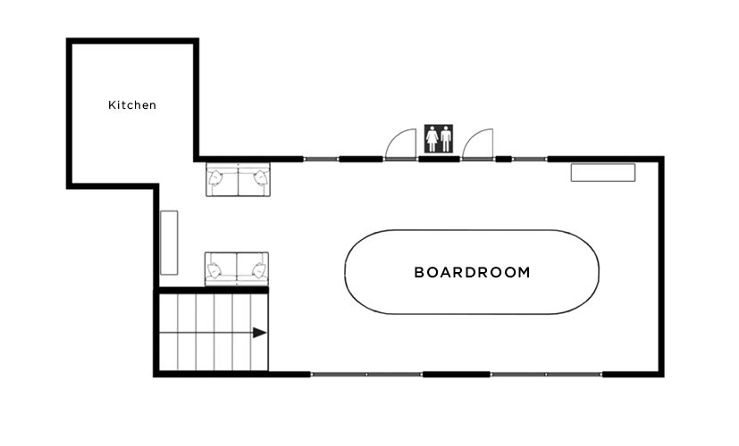 Boardroom floor plan 1