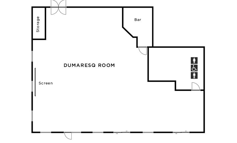 Dumaresq Room floor plan 1