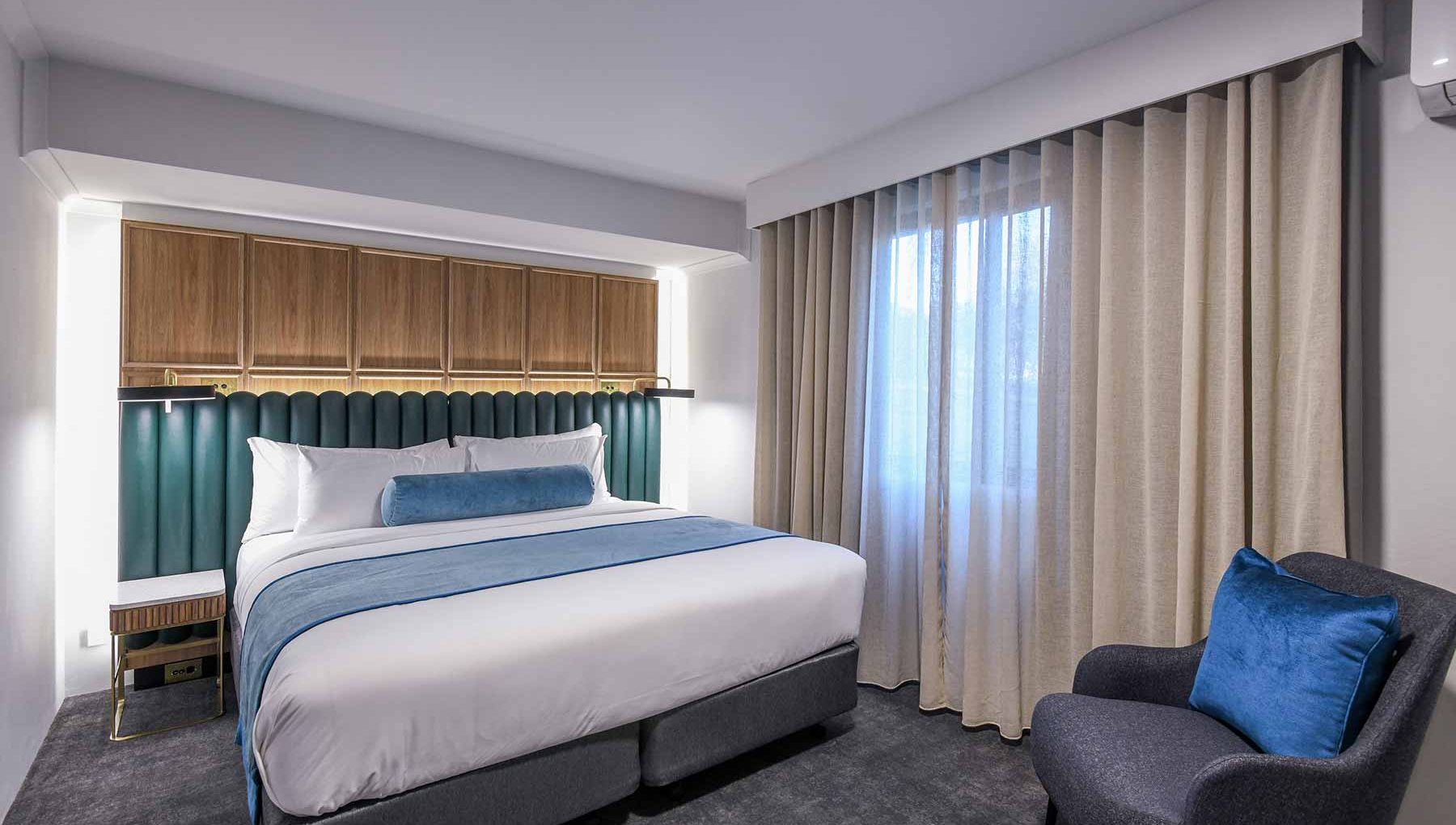 1 Bedroom Kitchen Apartment - Bedroom - Powerhouse Tamworth by Rydges