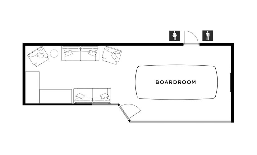 Boardroom floor plan 1