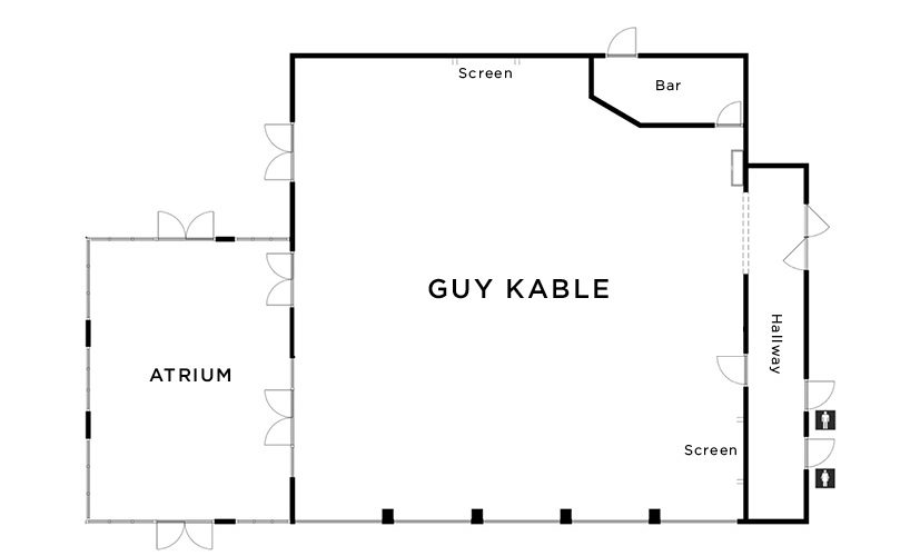 Guy Kable Room floor plan 1