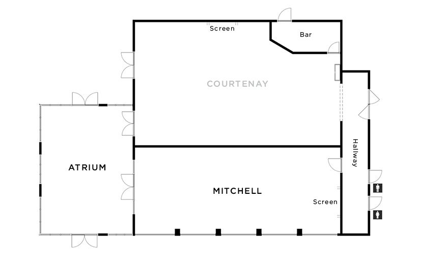 Mitchell Room floor plan 1
