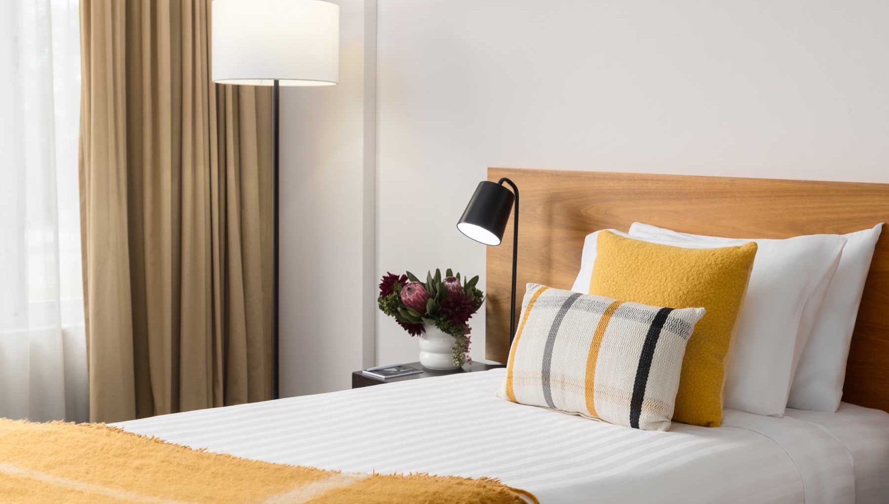 Twin Room - Single Bed Closeup - Rydges Bankstown