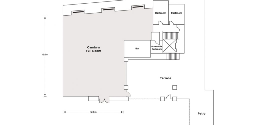 Candara Room (Full Room) floor plan 1