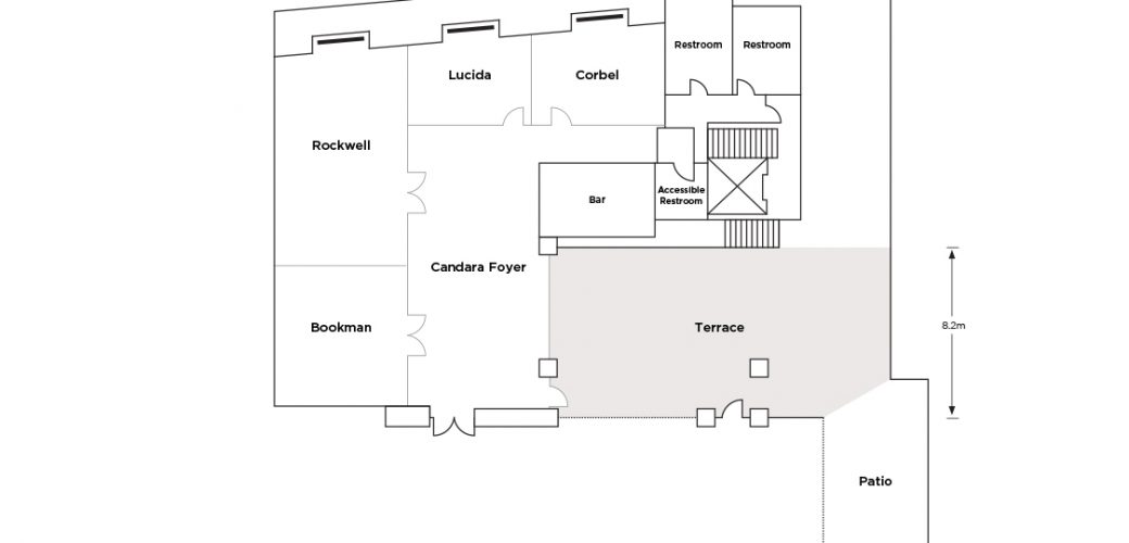 Terrace floor plan 1