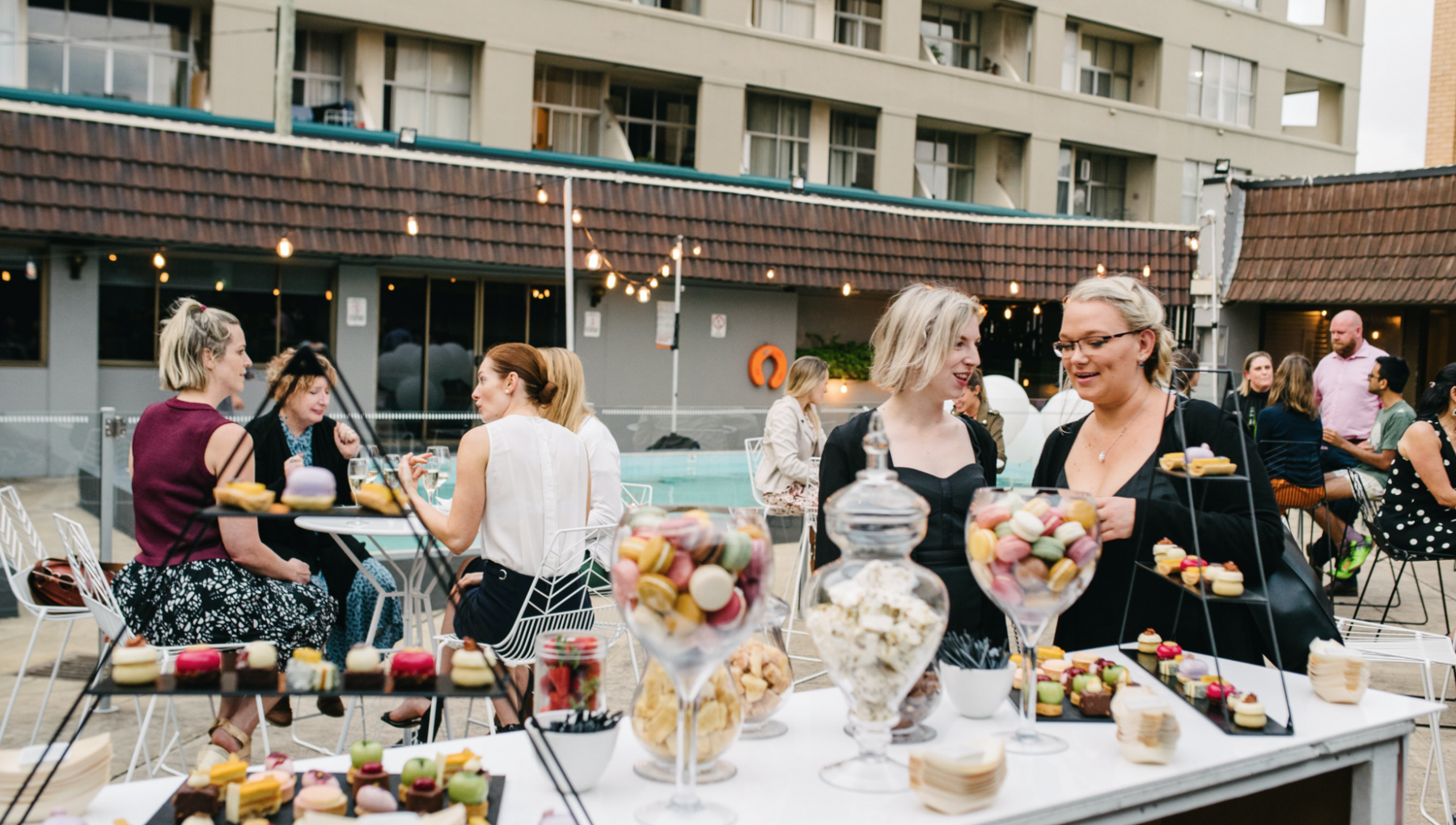 Rydges Camperdown Pooldeck & dessert