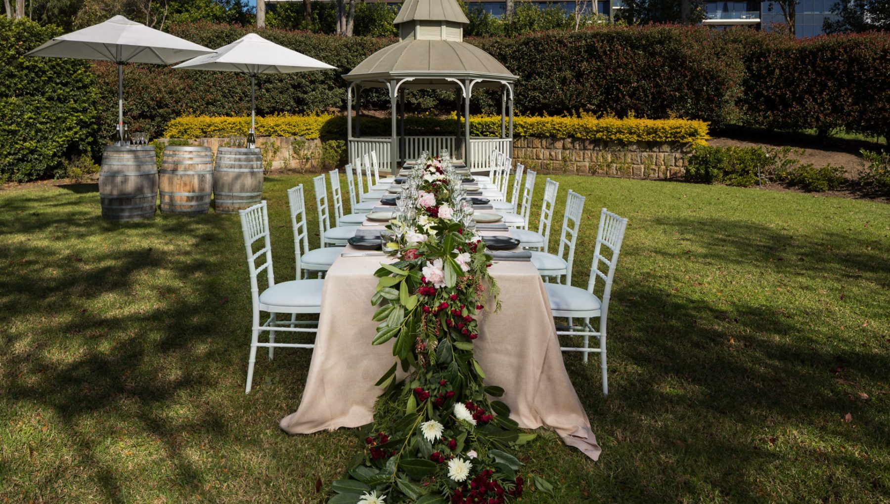 rydges norwest outdoor garden wedding venue