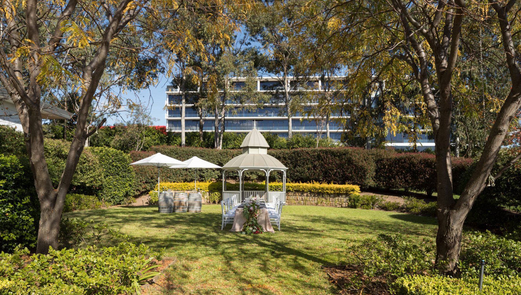 rydges norwest outdoor garden wedding venue