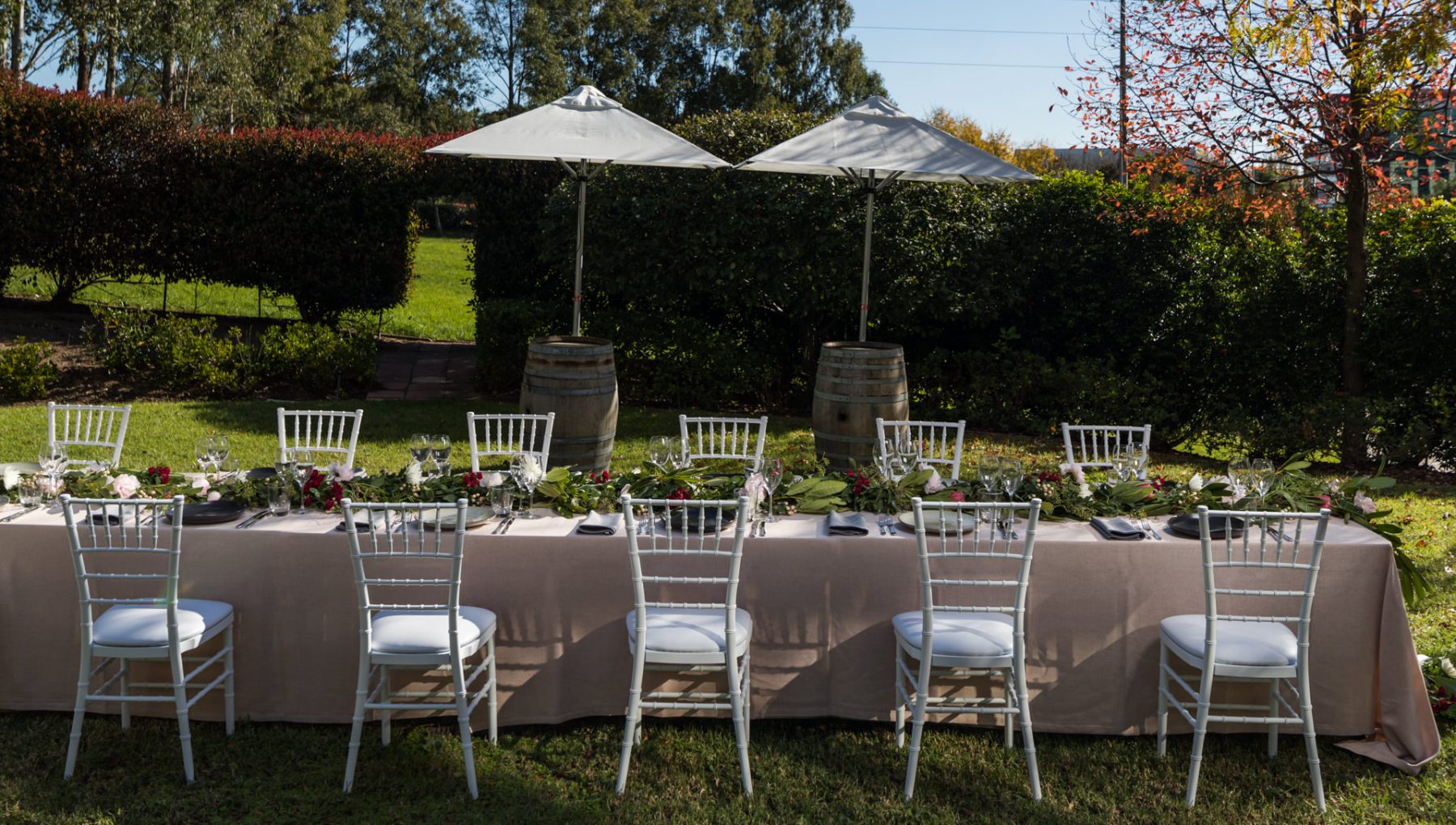 rydges norwest outdoor garden wedding venue