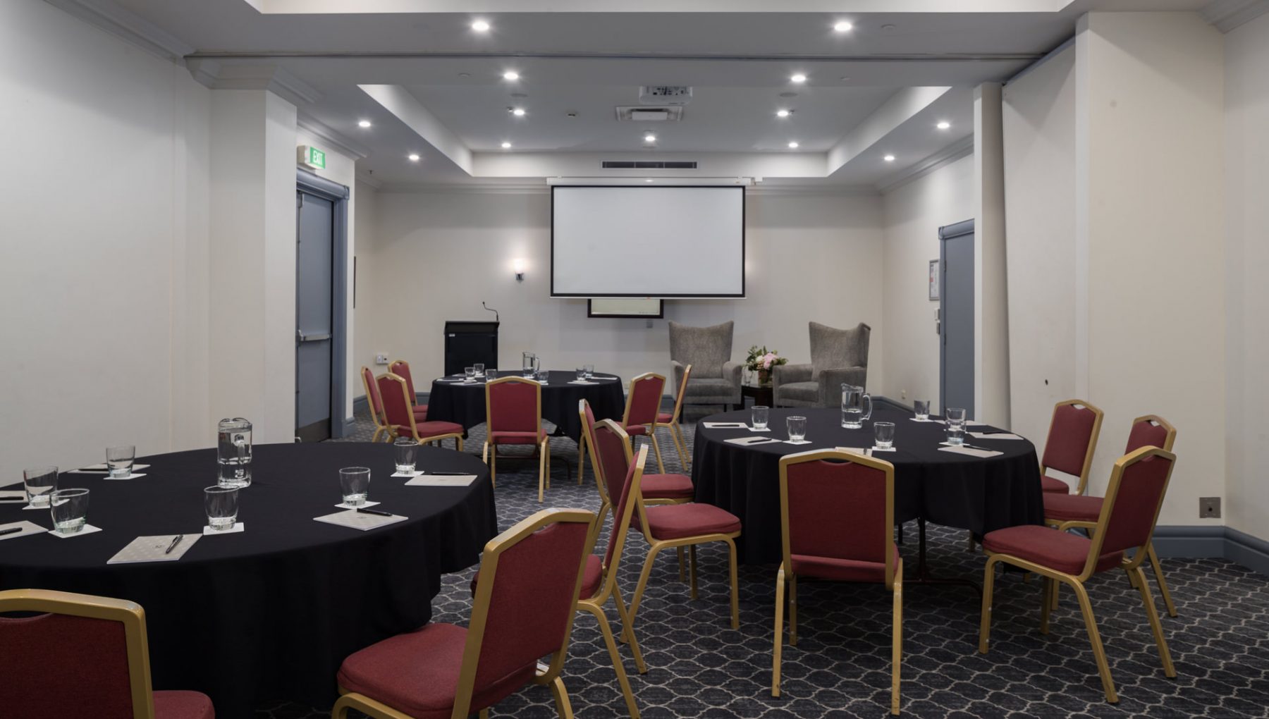 rydges norwest venue hire cabaret set up