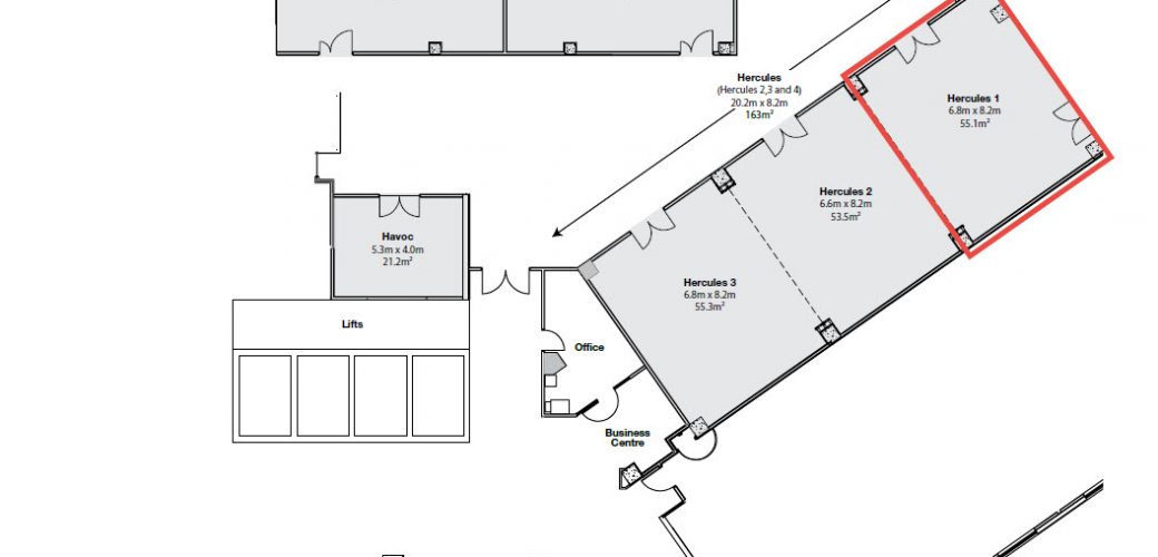 Hercules One floor plan 1