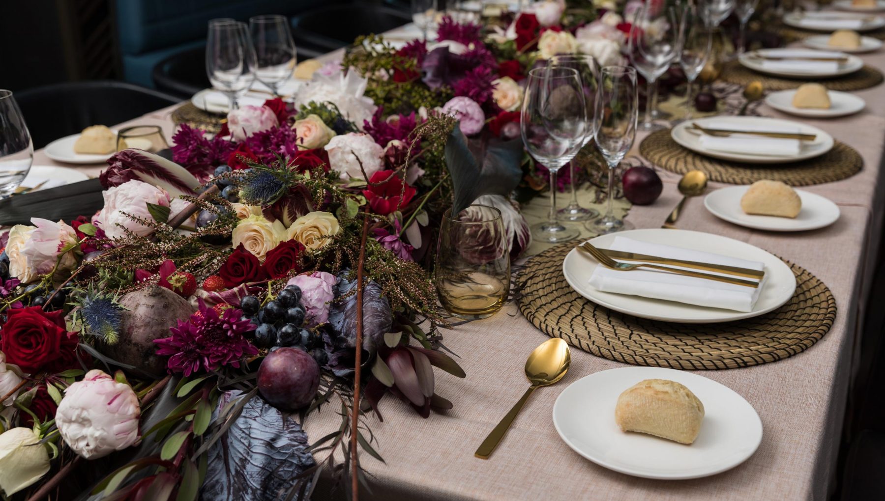 Rydges Sydney Airport - Event Venues - Wedding Reception - Banquet Table with Centrepiece