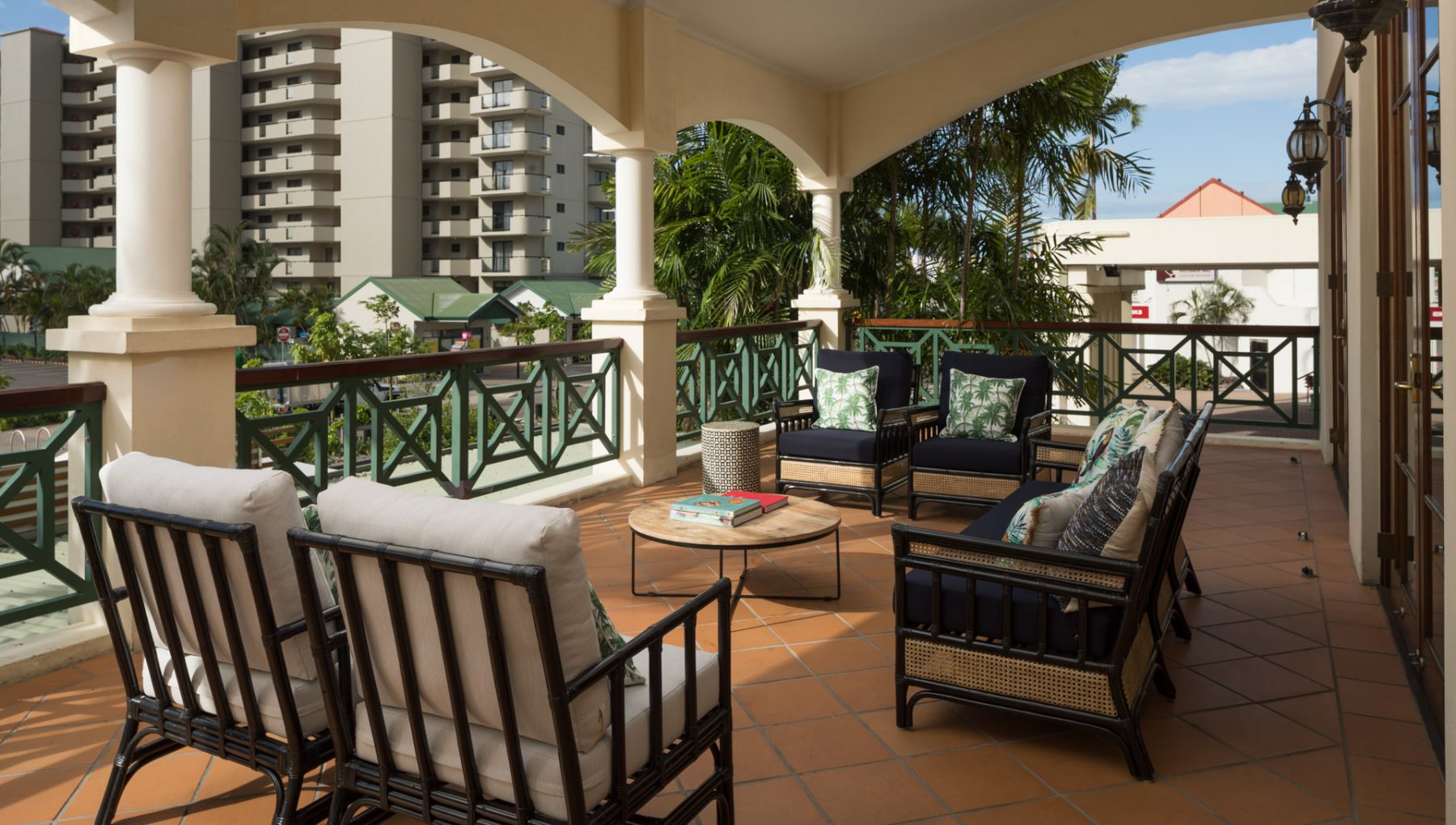 balcony area